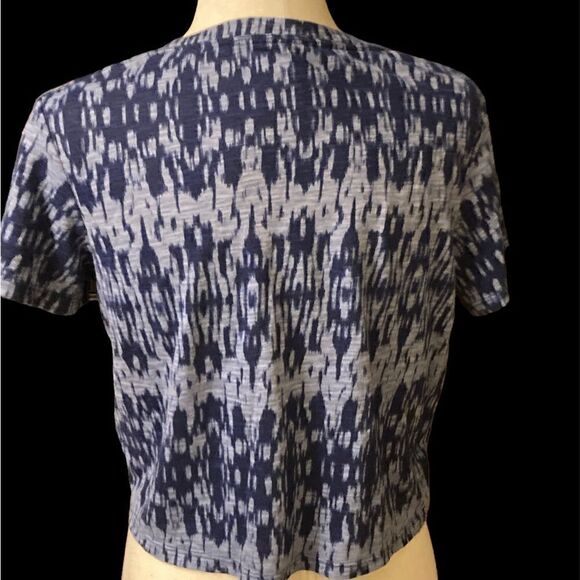 Aeropostale Blue and White Crop Tee - Picture 4 of 8